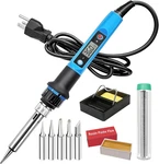 Soldering Iron Kit, 80W 110V Fast Heat Up 10S Lcd Digital Adjustable Temperat. Fixed Price $16.86.