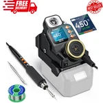 Cordless Soldering Iron Station For Dewalt 18-20V Battery Lcd Display, Fast He. Fixed Price $59.88.