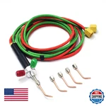 Mini Oxygen Acetylene Kit W/ 5 Tips, Micro Welding Gas Torch, 1700. Fixed Price $55.38.