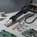 Digital 8858-IV 700W Heat Gun Hot Air Kit Desoldering Rework Station. Fixed Price $35.71.