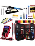 Plusivo Soldering Iron Kit#c- 60W, Digital Multimeter With 15+ Items. Fixed Price $40.00.