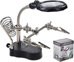 Mlogiroa Helping Hands Soldering Station 3.5X 12X Magnifying Glass Led Lighted. Fixed Price $22.99.