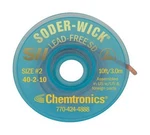Chemtronics Soder-wick Lead-free Desoldering Braid Yellow Label 1.5MM X 3.0M. Fixed Price $34.95.