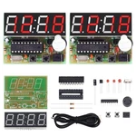 2 Pack Mioyoow 4-DIGIT Digital Clock Kit Diy Alarm Soldering Learning Project. Fixed Price $32.28.