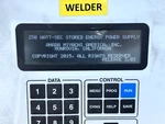 Amada Unitek Miyachi 250 Dual Pulse Stored Energy Power Supply Welder Damaged. Fixed Price $1899.95.