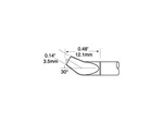 Metcal PTTC-708B Tweezer Cartridge, Bent 30 Deg, 3.2MM (0.126IN). Fixed Price $114.42.