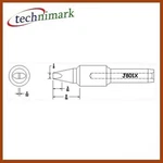 Hexacon J801X Soldering Tip 1/8 Semi Chisel. Fixed Price $26.67.