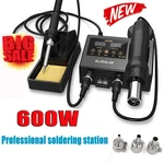 2 1 Soldering Iron Rework Station Hot Air Gun Digital Weld Smd 600W Us. Fixed Price $36.99.