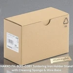 Hakko FH-800-03BY Soldering Iron Holder Stand With Cleaning Sponge & Wire Base. Fixed Price $61.49.