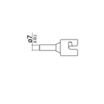 Hakko Nozzle Single 7MM N51-04. Fixed Price $30.92.
