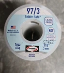 Harris 97/3 Solder Safe Lead Free Wire Lb. Spool 331761. Fixed Price $32.00.