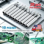 20PCS 900M-T Soldering Iron Tips For Hakko Station Replacement Screwdriver. Fixed Price $15.55.