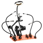 Vevor Magnetic Helping Hands Soldering Station Vise Magnifying Lamp 4 Pcb Holder. Fixed Price $64.90.