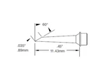 Metcal SMTC-1175 Cartridge, Hoof, 0.89MM (0.035 In), 60 Deg. Fixed Price $99.85.