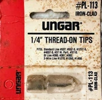1X Ungar Tip PL113/PL114/PL116/PL133/PL138/PL153/PL155 1/4 Thread-on Plated Nos. Fixed Price $9.95.