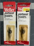 Nos 2-PACK Lot Weller Portasol T1 Soldering Fine Point Tip 1.0MM Fits P-1K. Fixed Price $35.24.