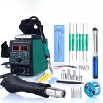Yihua 8786D-I Dual Led Digital Station With Hot Air Desoldering Rework. Fixed Price $80.99.