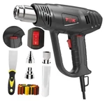 Heat Gun, Tgk 1800W Heavy Duty Hot Air Kit 122 1202 Dual Black. Fixed Price $35.05.