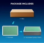 Omtech Activated Charcoal Filter Set Of 2 Fume Extractor Air. Fixed Price $29.99.