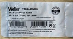 Weller T0054485699 Xnt Soldering Tip, Chisel, 0.06 0.016", Series. Fixed Price $12.00.