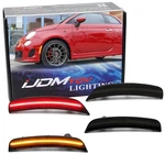 Smoke Lens Amber/red Full Led Wheel Arch Side Marker Lights For 2011-19 Fiat 500. Fixed Price $60.09.
