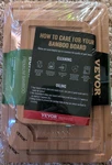 Vevor Bamboo Cutting Board Set 3PC Juice Groove Food-safe Durable Oiled. Fixed Price $27.50.