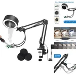 3-IN-1 Solder Fume Extractor Smoke Absorber Fan Led Lamp With 2 Helping Hand Esd. Fixed Price $79.99.