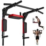 Vevor Multifunctional Pull Up Bar Wall Mounted Chin Dip Station For Home. Fixed Price $94.87.