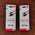 Sync & Charge Usb Type To Mini-b Male Cable 6 Ft Black Universal. Fixed Price $5.00.