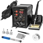 2 1 Hot Air Rework Soldering Iron Station Kit, Precision Circuit Board. Fixed Price $64.99.