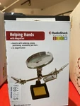 Soldering Iron Stand Helping Hands Part Pcb Tool Holder Magnifying Lens Open Box. Fixed Price $19.99.