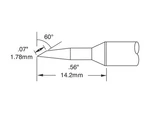 Metcal SSC-747A Cartridge, Bevel 1.78MM (0.07IN), 60 Deg. Fixed Price $43.17.