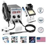 8586D 2 1 Soldering Station, Smd Hot Air Rework Led Dual Digital Disp. Fixed Price $73.79.