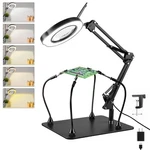 Helping Hands Soldering Station With Light Stand, 4.3" 10X Magn.... Fixed Price $64.82.