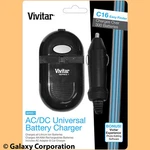 Vivitar Viv-sc-all-plus Ac/dc Universal Battery Charger. Fixed Price $27.99.