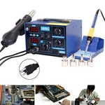 1 862D+ Smd Soldering Station Iron Hot Air Gun Rework Digital Tools. Fixed Price $78.74.