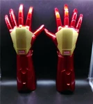 Us Stock 1/1 Iron Man Laser Armor Led Light Gloves Cosplay Prop Hand Pair. Fixed Price $105.60.
