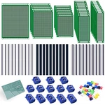 Smraza 104PCS Double Sided Pcb Kit, Prototype Boards For Diy Soldering.... Fixed Price $23.38.