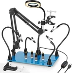 Magnetic Helping Hands Soldering Clamp 2-IN-1 Third Work Station Magic Arm. Fixed Price $106.38.