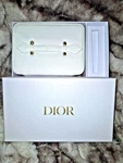 Le Platinum Christian Dior Cosmetic Case White Gold Travel Spa Set W/ Box. Fixed Price $110.00.