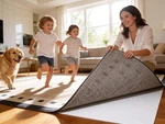 Non-slip Rug Gripper Pad: Adhesive & Residue-silicone Vacuum Tech For Ha.... Fixed Price $26.47.