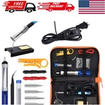 Complete 14-IN-1 Soldering Kit 60W Adjustable Tool With 5 Tips & Desolderin.... Fixed Price $29.99.