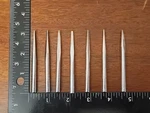 7 Hexacon Durotherm Z-686X Soldering Iron Tips 1/4" Nos Open Box. Fixed Price $28.99.
