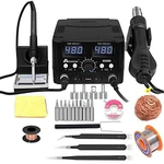 2 1 750W Led Digital Soldering Station Hot Air Gun Rework Electric.... Fixed Price $88.77.