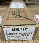 Aim Solder SN63/PB37 Electropure Bar, 25 Lb. Box (1222). Fixed Price $600.00.