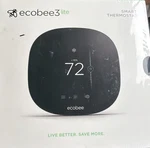 ECOBEE3 Lite Smart Thermostat Black EB-STATE3LT-02 New In Plastic. Fixed Price $108.99.