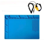 Kaisi S-140 Large Silicone Soldering Mat Magnetic Repair Work With Esd Band. Fixed Price $21.99.
