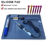 S-160 Magnetic Silicone Soldering Mat Heat Resistant Repair Pad For Phone Pc Bga. Fixed Price $21.99.