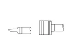 Metcal SMC-7BL0005S Soldering Tip, Cartridge, Blade, 0.02' X 0.36', 700 Series. Fixed Price $127.91.
