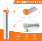Kester "44" Rosin Core Solder .031 Easy Dispenser Tube 150+ Inch % Free Flux. Fixed Price $14.99.